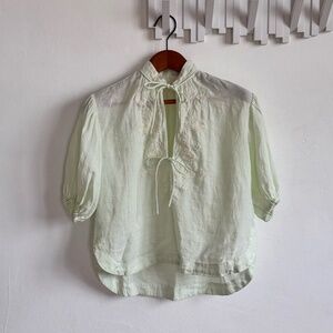 Anthropologie Linen Top